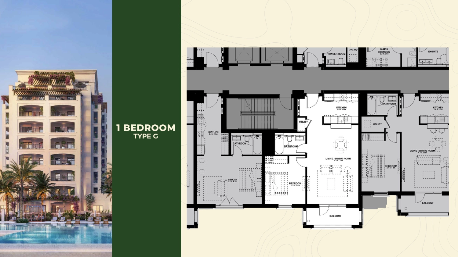 1 BR - Type A